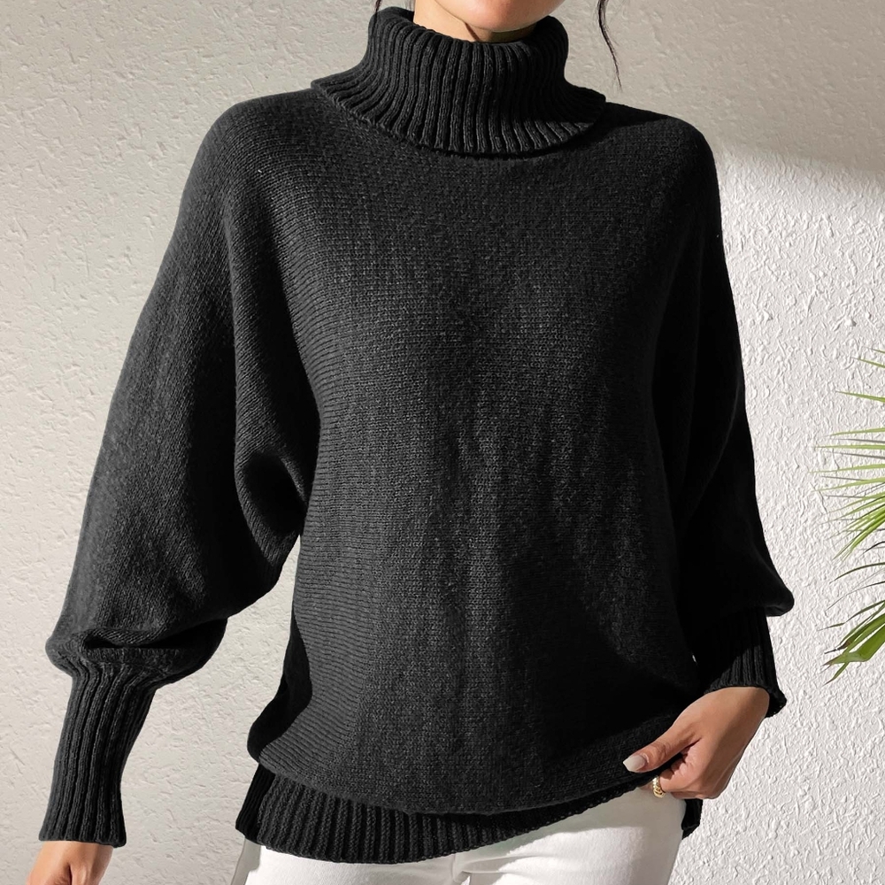 Cloud Nine Batwing Sweater - Black - Picture 3 of 3